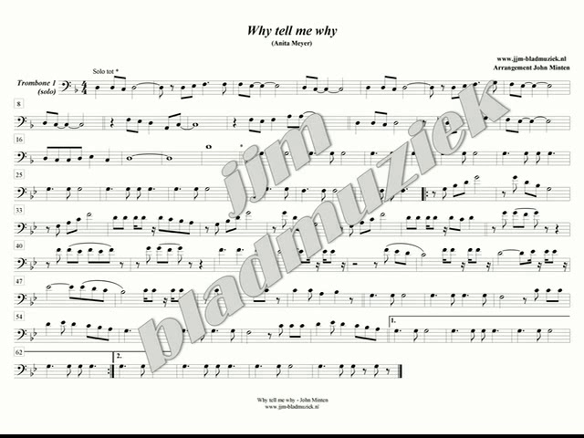 Why Tell Me Why – Anita Meyer Sheet music for Piano (Solo)