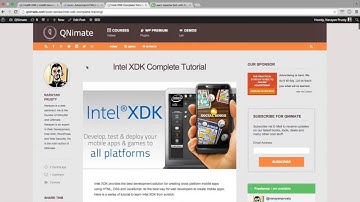 Intel XDK and Ionic Framework Video Course
