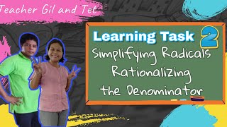 Famous Simplifying Radicals | Grade 9 Mathematics | Week 6 Learning Task 2 Wealth