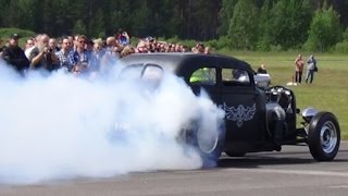 900Hp+ '33 Adler Hot rod Rolling Burnouts!