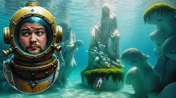 Нахемора. Статуя в затонувшей церкви. Blender, Unreal #15