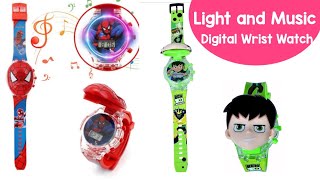 Information Ben 10 light and Music Digital Watch for kids @1joybox #trending Guide