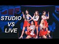 Red Velvet - Studio vs Live vocals