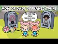 Mom or dad orphaned twins  sad story  toca life story  toca boca