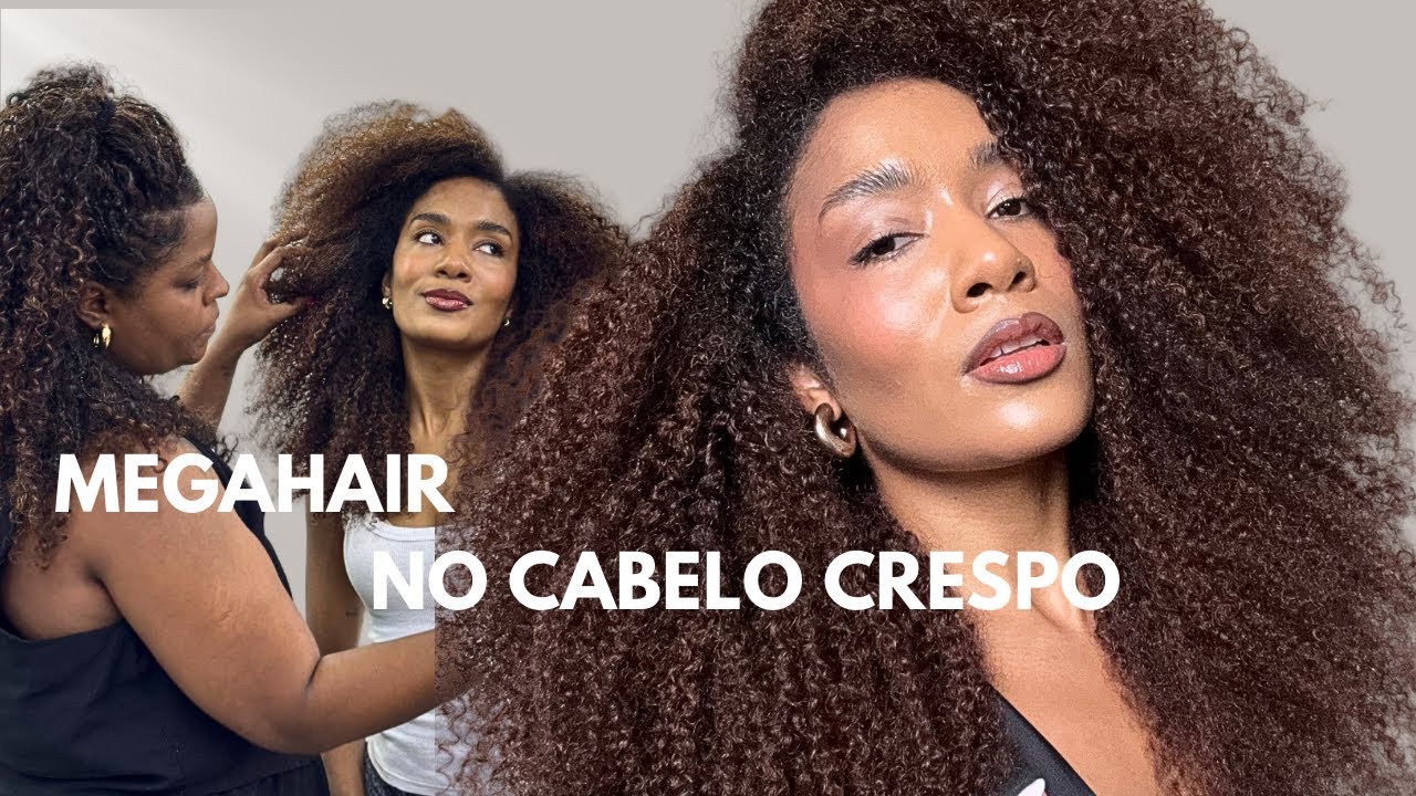 MEGA HAIR PARA CABELO CRESPO