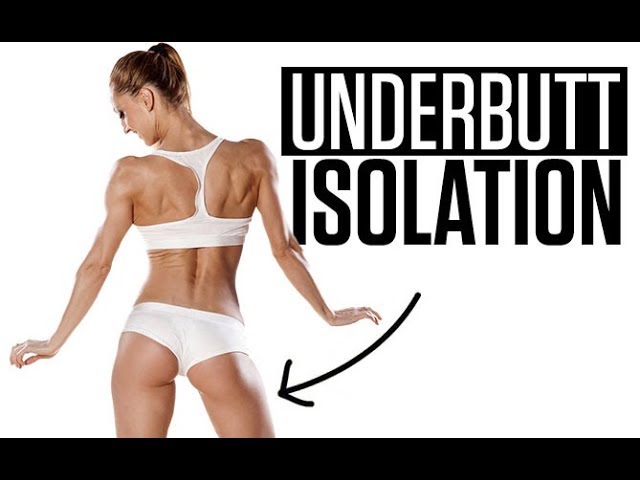 Well toned. Табата на ноги и ягодицы. Underbutt Workout. Exercises to isolate Glutes. Isolation exercises.