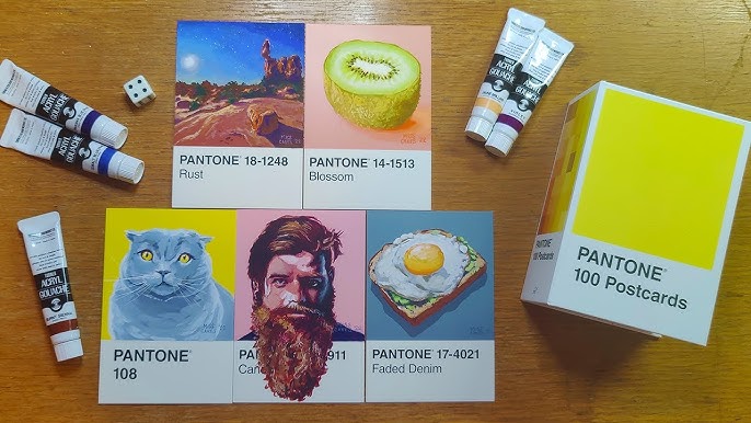 Pantone Postcard Painting Challenge 16-25 