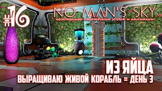 NMS_2-16: Из яйца. Выращиваю живой корабль = день 3 (No Man's Sky кооп на русском)