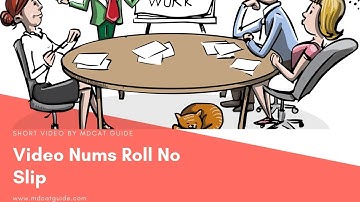 Nums Roll No Slip