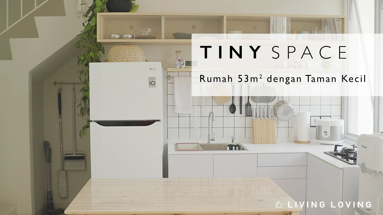TINY SPACE | Rumah 53m2 dengan Taman Kecil