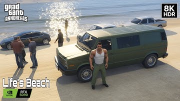 [8K] GTA San Andreas with New Ultra Realistic Ray Tracing Mod | Mission #18 LIFE’S BEACH NEXT GEN