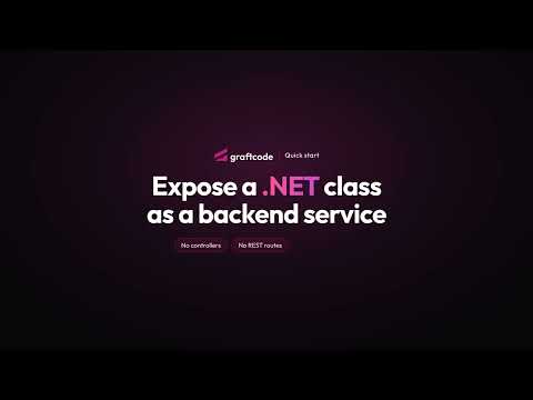 Graftcode expose backend (.NET)