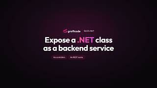 Graftcode expose backend (.NET)