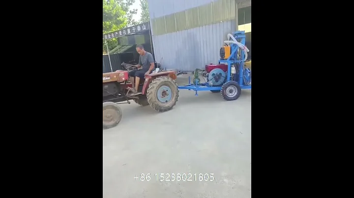 A small civil water well drilling rig that is easy to move and can reach a depth of 100 meters