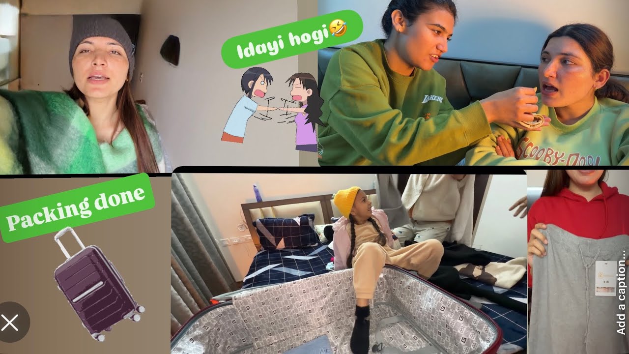 Packing hogi done ✅ਲੜਾਈ ਹੋਗੀ ਕੱਪੜਿਆ ਕਰਕੇ 🤣