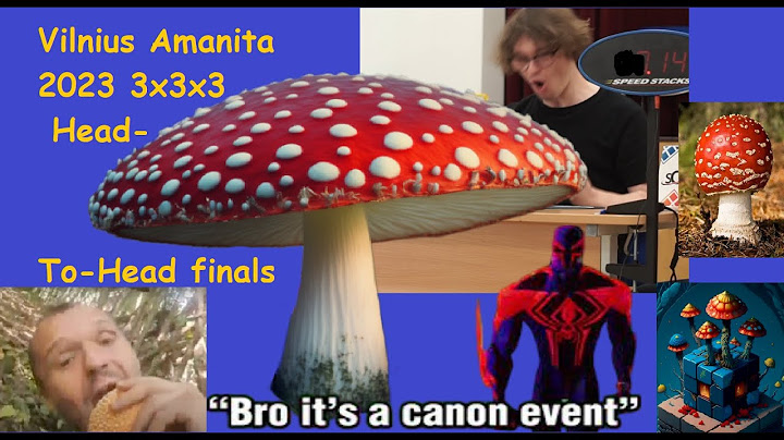 Vilnius Amanita 2023 3x3x3 Head-To-Head finals