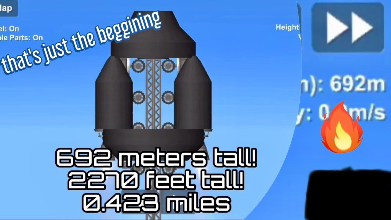 Spaceflight Simulator: Space Elevator 700 Meters - YouTube