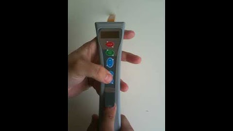 Holland 1916 membrane switch keypad - video shows reapplication causes keypad failure