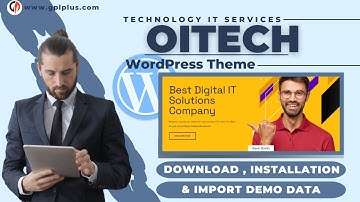 Oitech – Technology IT Services WordPress Theme Download, Installation and Import Demo Data