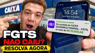 FGTS NÃO CAIU? VEJA COMO RESOLVER O PROBLEMA DO SAQUE ANIVERSÁRIO AGORA MESMO