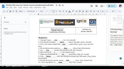 Hands-on Exercise No 1 Batch-04 Communication & Soft Skills DigiSkills