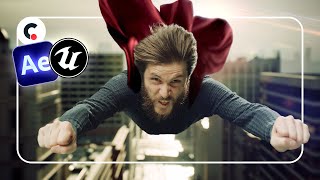 Realisticly FLY like SUPERMAN with Unreal Engine 5 + After Effects