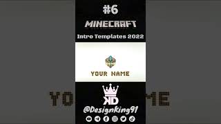 Minecraft Intro Template 6 For Youtube 2022 No Text  No Copyright  Free Download shorts
