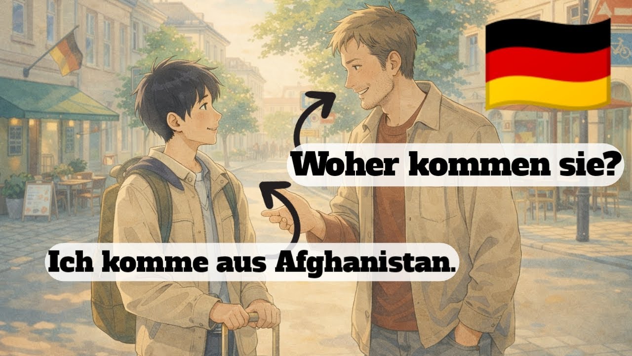 10 Short German Dialogues for A2–B2 | Real Conversation Practice