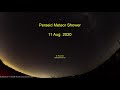 Perseid Meteor Shower - 2020