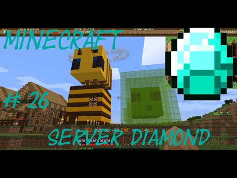 Minecraft server Diamond - nové obchody na spawnu - YouTube