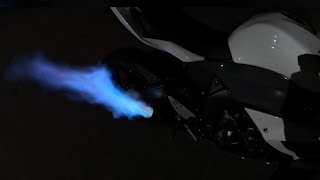 2021 Zx6r Shoots Flames With Cat delete