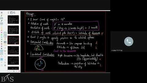 Spherical Astronomy - Part 2