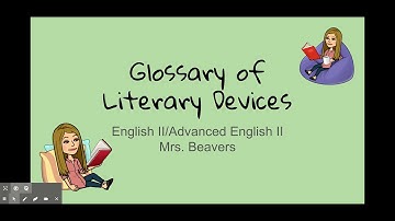 Glossary of Literary Terms Video