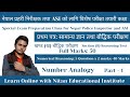 Nepal Police Inspector &amp; ASI | Reasoning Test (50 Marks) | Number Analogy Part-1 | Most VVI for Exam