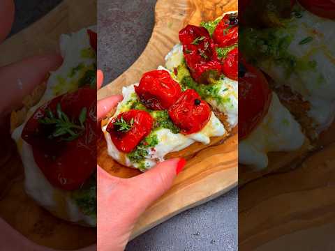 Garlic Caprese Burrata
