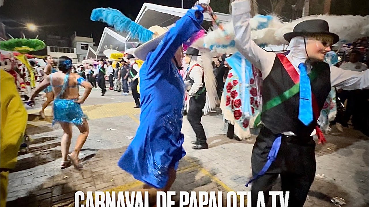 El Remate del Carnaval Papalotla 2025. Barrio de Potrero.