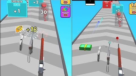 Weapon Run 3D Gun Shooter - Gameplay All Levels (Android & iOS)