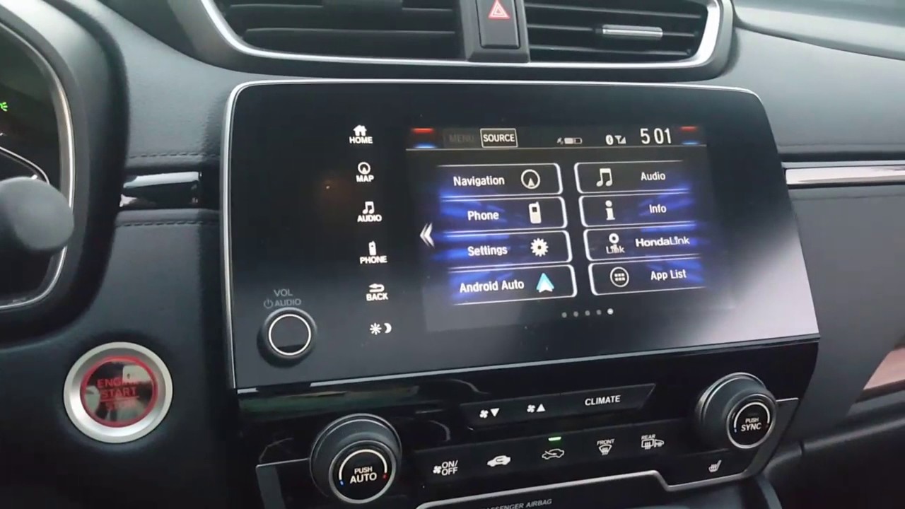 2017 Honda CRV interior - YouTube