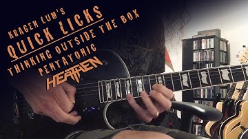 Quick Licks - Thinking Outside the Pentatonic Box (Heathen - In Black) - Kragen Lum