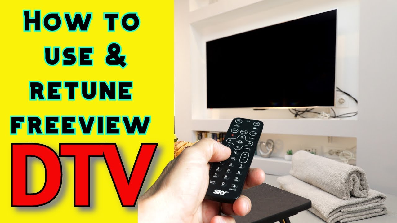 TV TUNING How To Install Channels 2021 How To Use & Retune Free view DTV DTV Tune YouTube