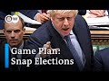 Boris Johnson moves to back snap elections to deliver Brexit | DW News