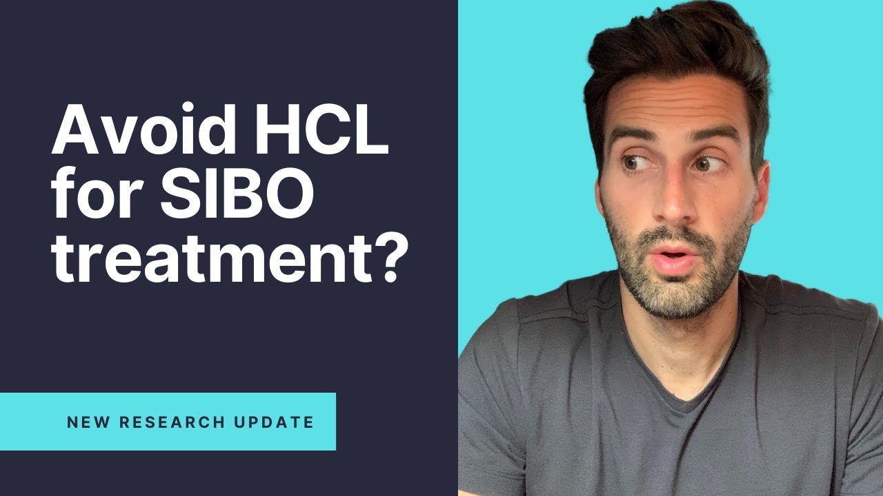 NEW RESEARCH! Avoid HCl supplements during SIBO treatment