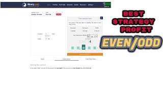 Celebrity Best Strategy Profit Trading Even/Odd Profile