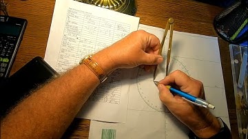 Celestial Navigation: Plotting a three star fix