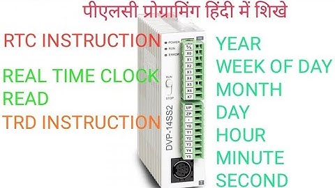 HOW TO READ REAL TIME CLOCK IN DELTA PLC