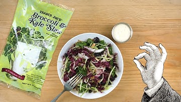 Broccoli & Kale Slaw Salad Kit | Easy Meals | Trader Joe