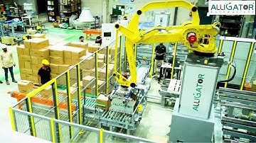 Robotic Palletizing Solutions for Smart Packaging | Alligator Automations x @fanucindia1991