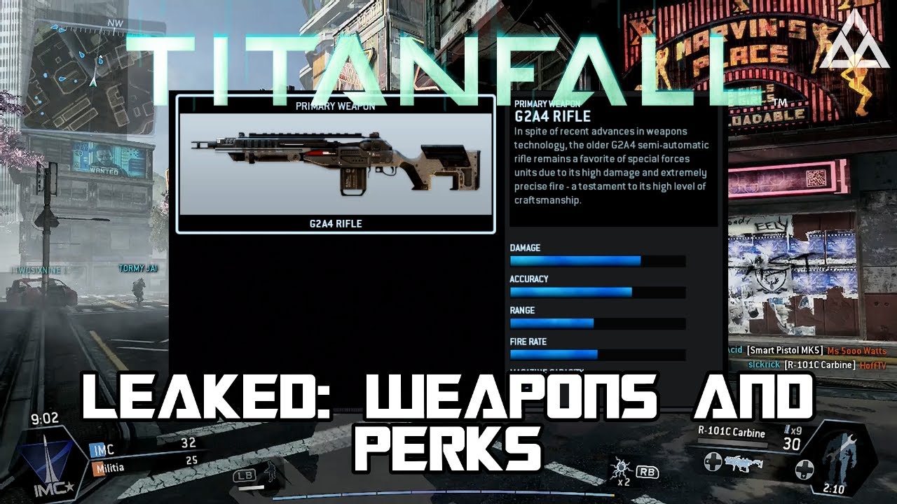 Titanfall News - LEAKED Weapons and Perks (Titanfall Multiplayer Gameplay)