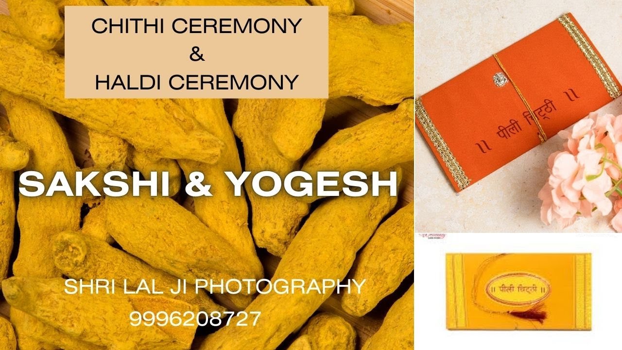Livestreaming :-Lagan Chithi & Haldi Ceremony Of Sakshi & Yogesh. Shri ...