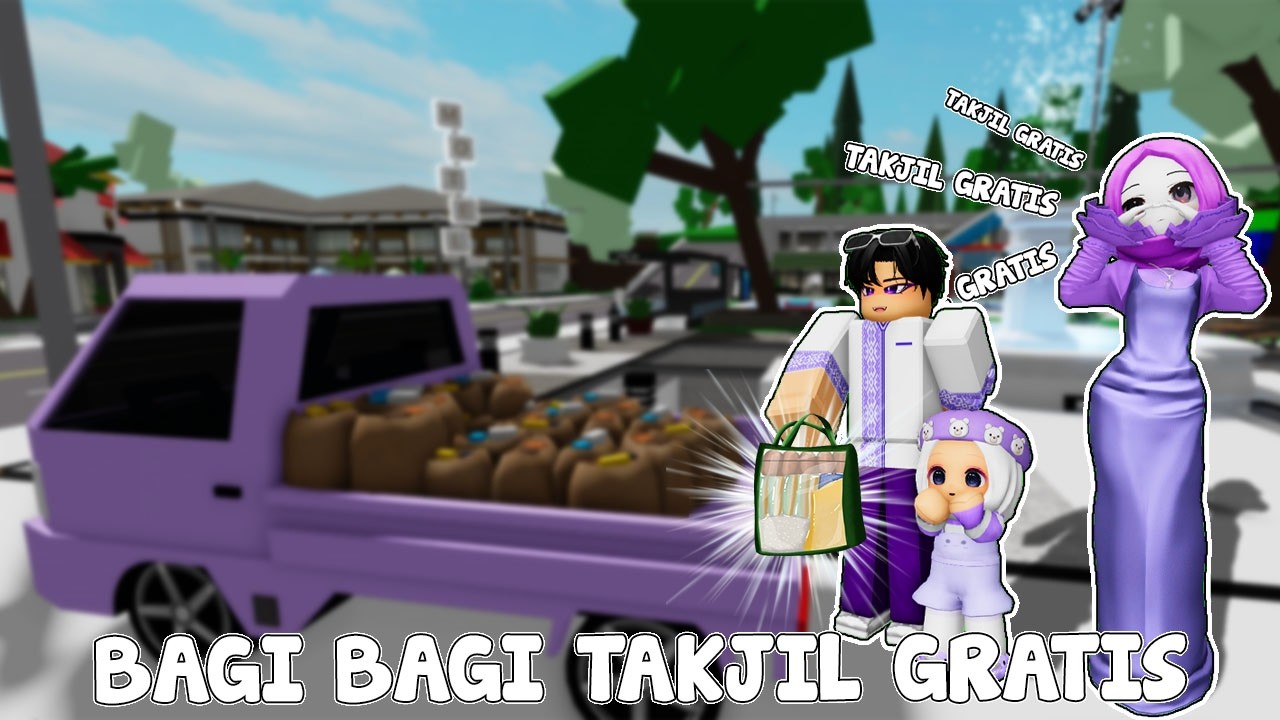 KITA BAGI-BAGI TAKJIL GRATIS BIAR MAKIN BERKAH | BROOKHAVEN🏡RP